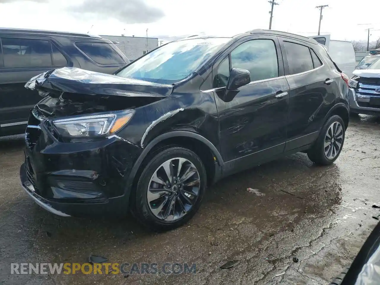 1 Photograph of a damaged car KL4CJESB4MB348829 BUICK ENCORE 2021