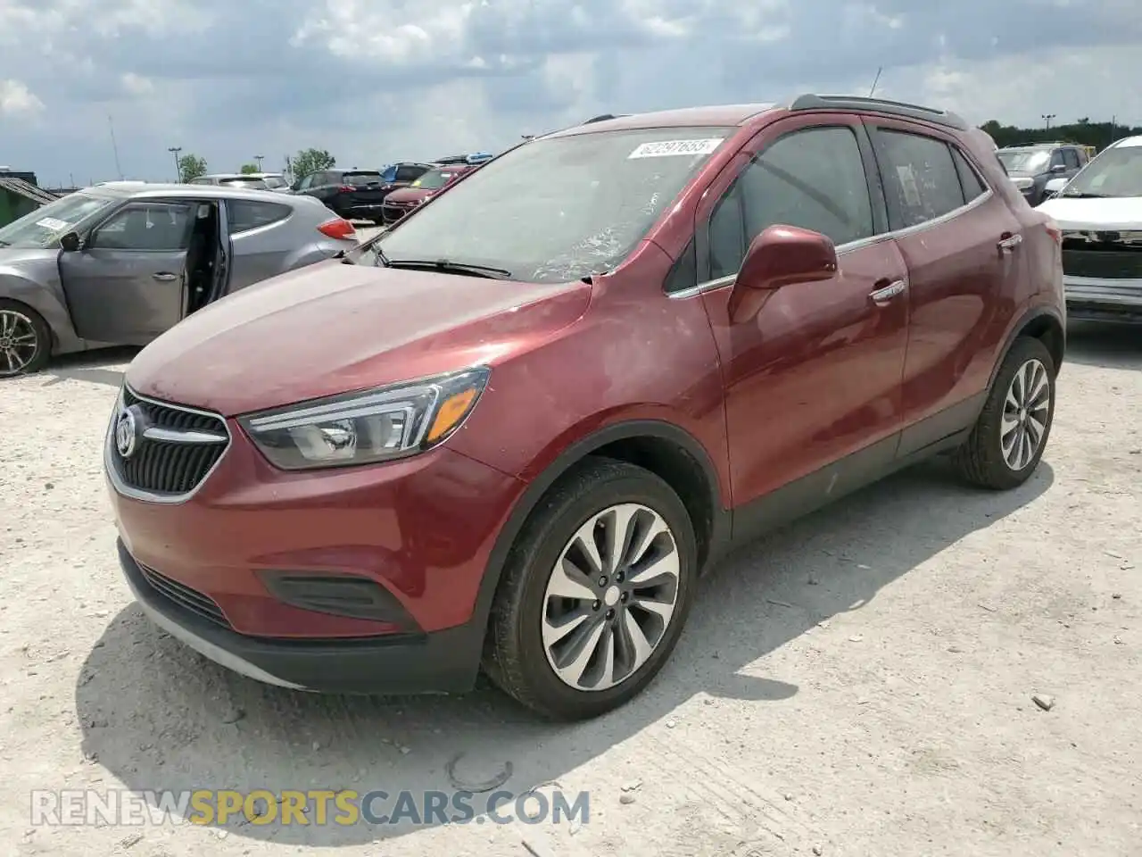 1 Photograph of a damaged car KL4CJESB5MB338293 BUICK ENCORE 2021