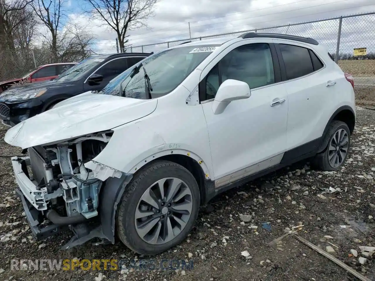 1 Photograph of a damaged car KL4CJESB5MB352257 BUICK ENCORE 2021