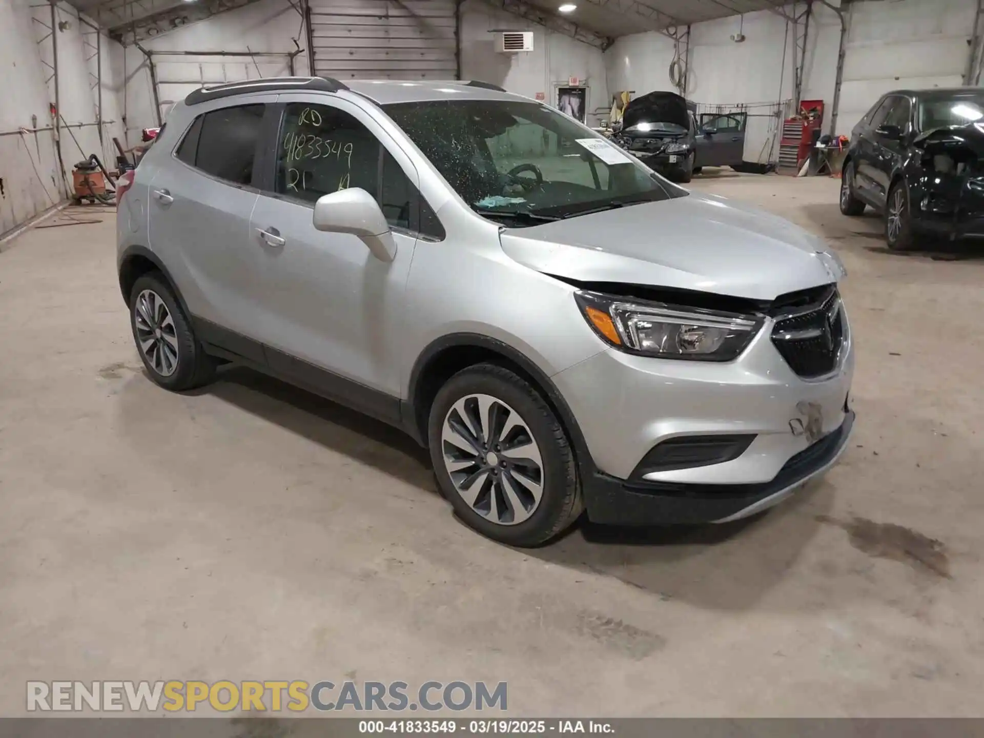 1 Photograph of a damaged car KL4CJESB6MB346144 BUICK ENCORE 2021