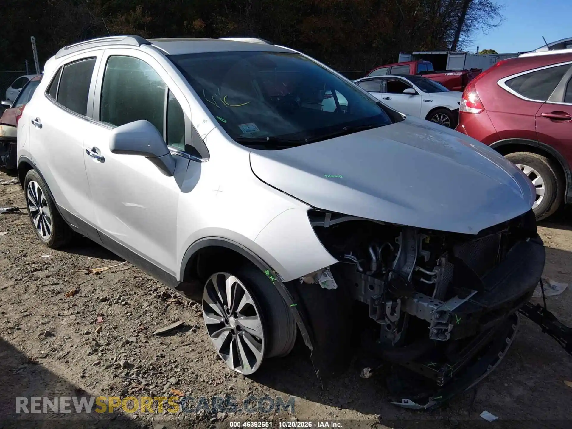 1 fotografías del automóvil dañado KL4CJESB6MB347469 BUICK ENCORE 2021