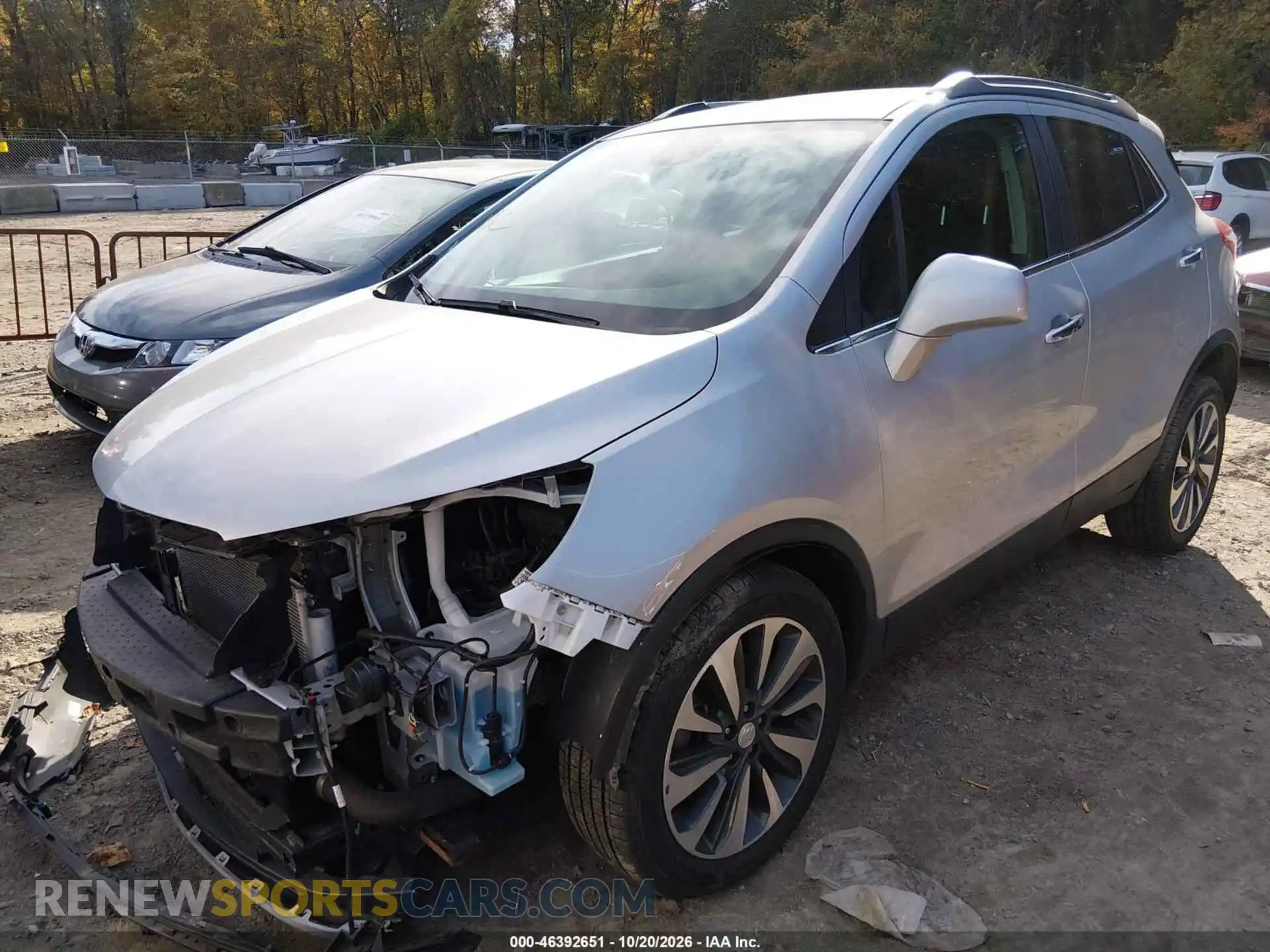 2 fotografías del automóvil dañado KL4CJESB6MB347469 BUICK ENCORE 2021