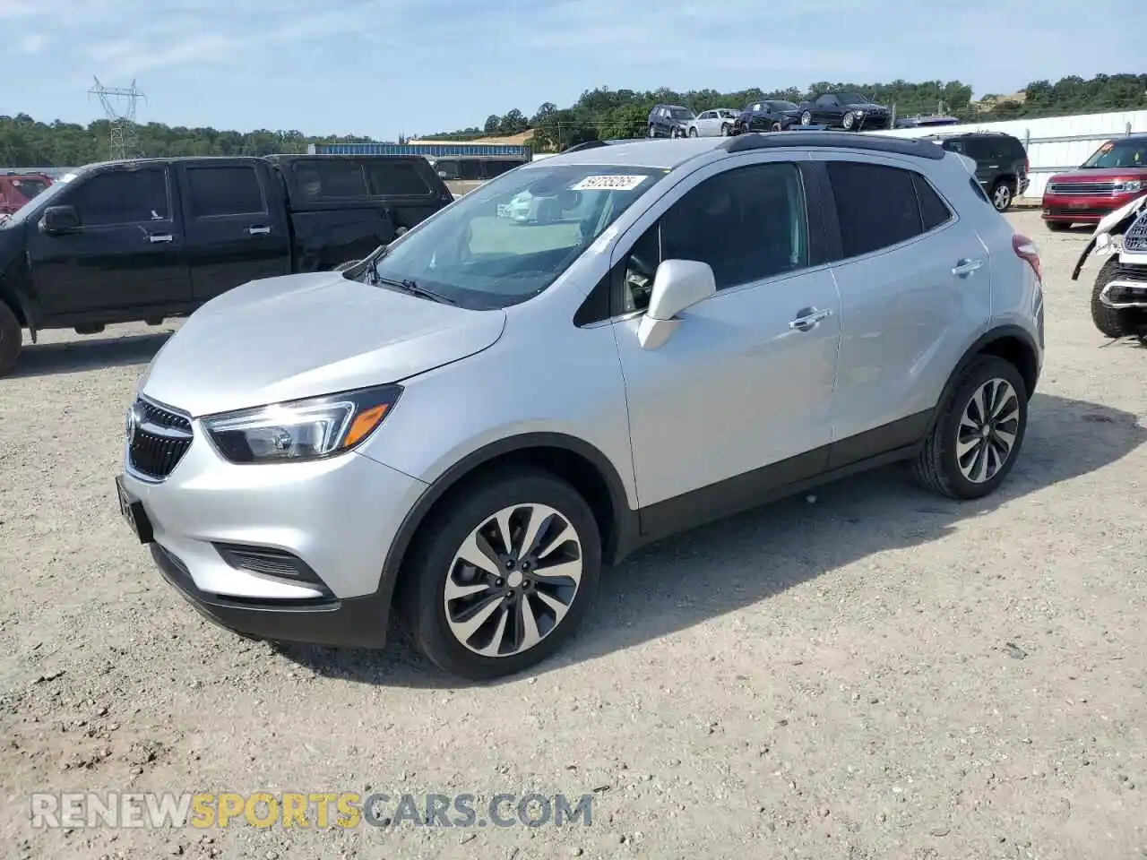 1 Photograph of a damaged car KL4CJESB7MB329000 BUICK ENCORE 2021