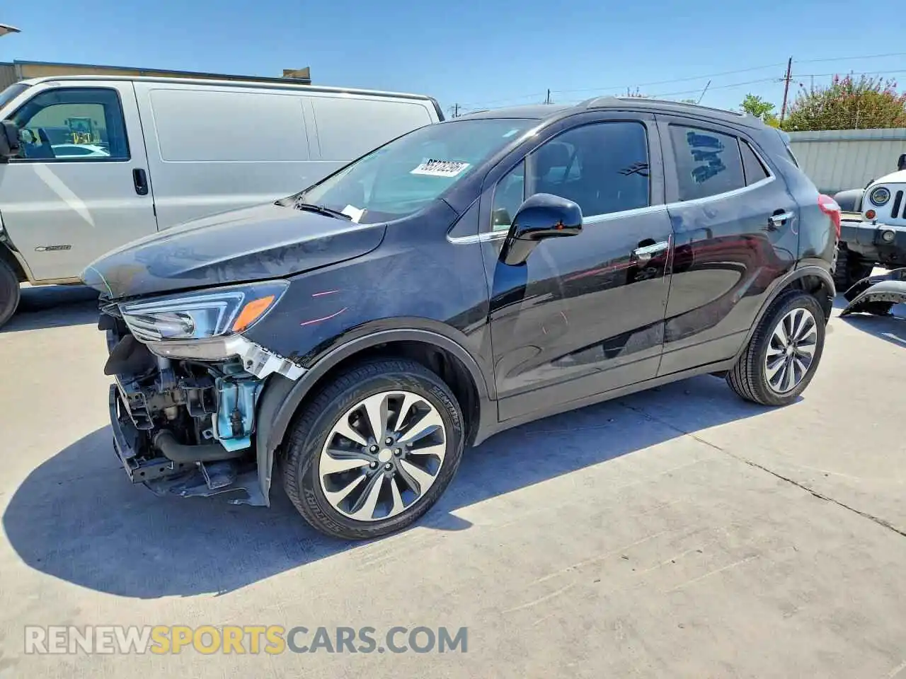 1 Photograph of a damaged car KL4CJESB7MB343446 BUICK ENCORE 2021