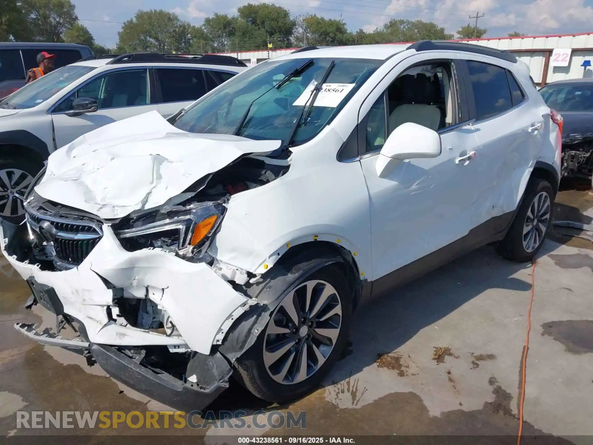 2 Photograph of a damaged car KL4CJESB7MB345908 BUICK ENCORE 2021