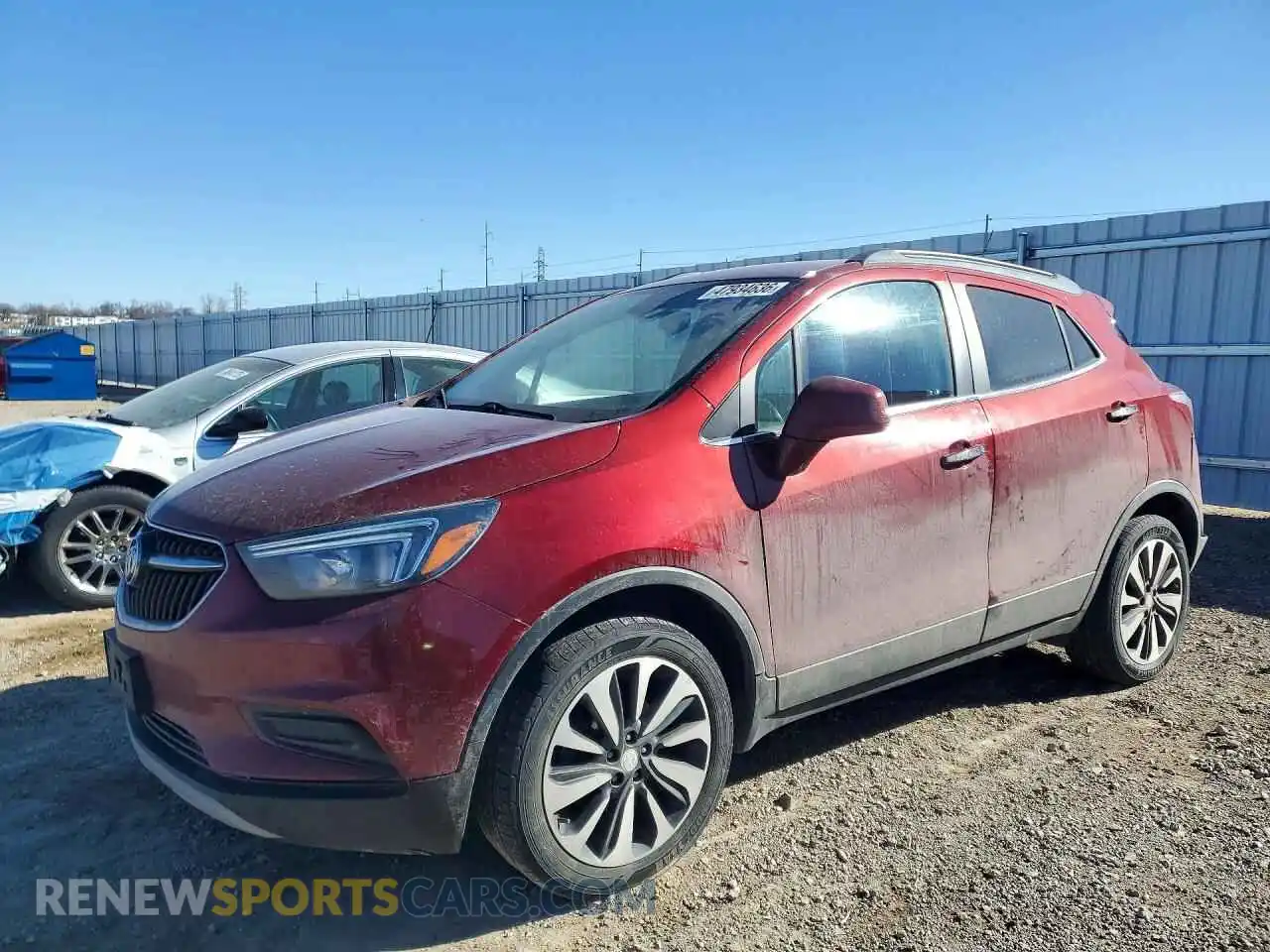 1 Photograph of a damaged car KL4CJESB8MB348378 BUICK ENCORE 2021