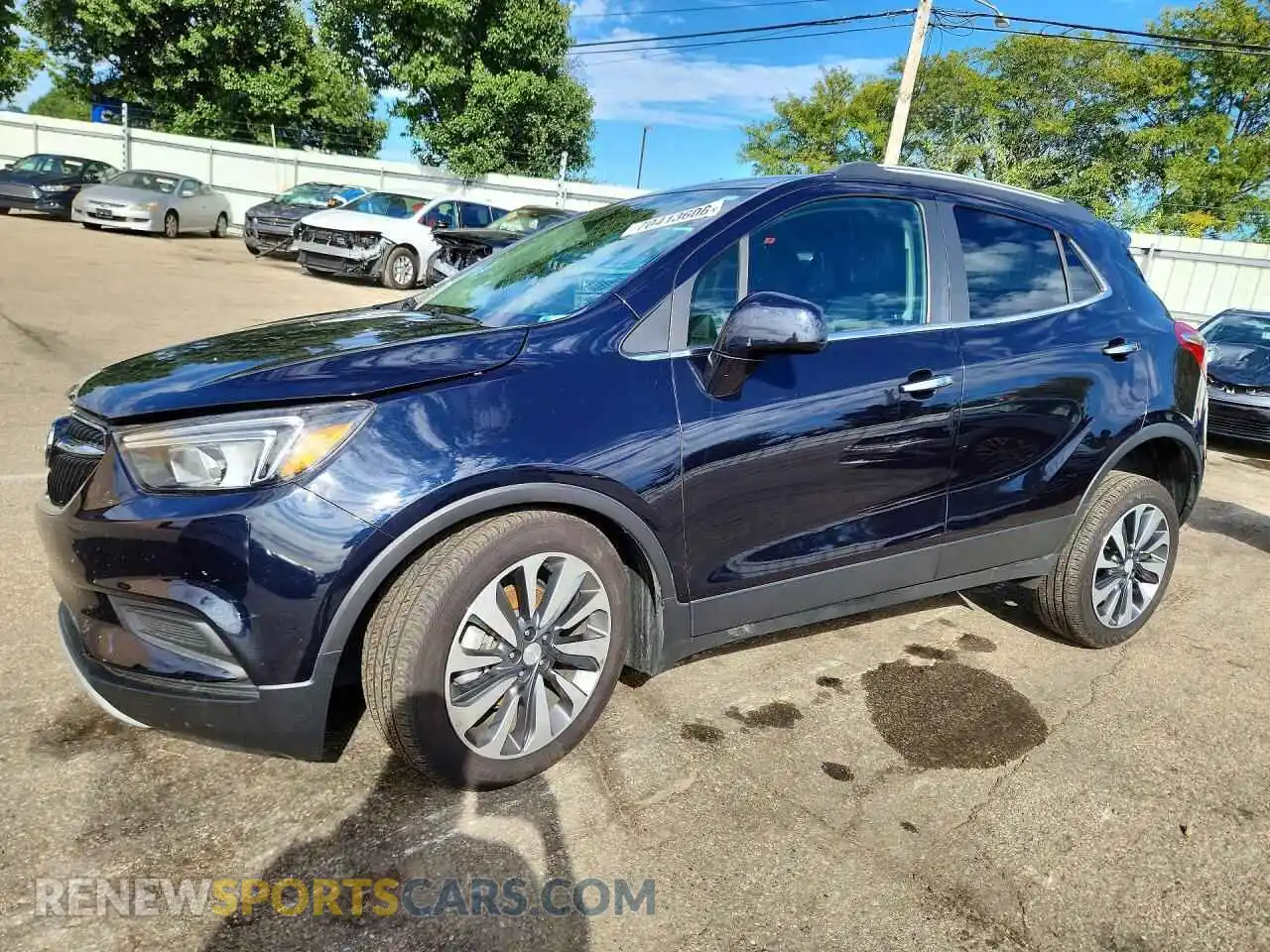 1 fotografías del automóvil dañado KL4CJESB9MB329306 BUICK ENCORE 2021
