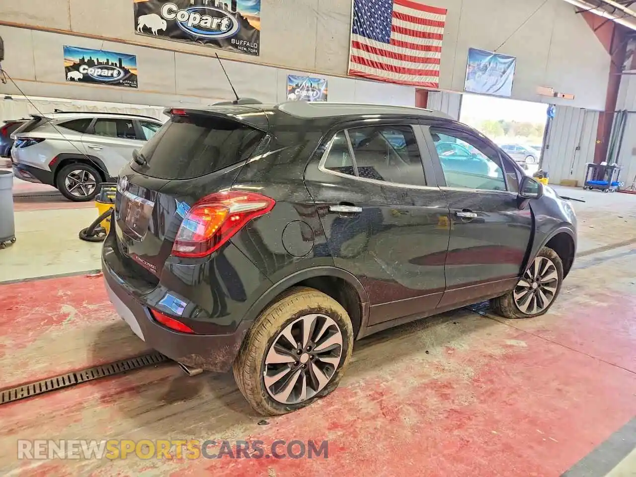 3 fotografías del automóvil dañado KL4CJESBXMB316970 BUICK ENCORE 2021