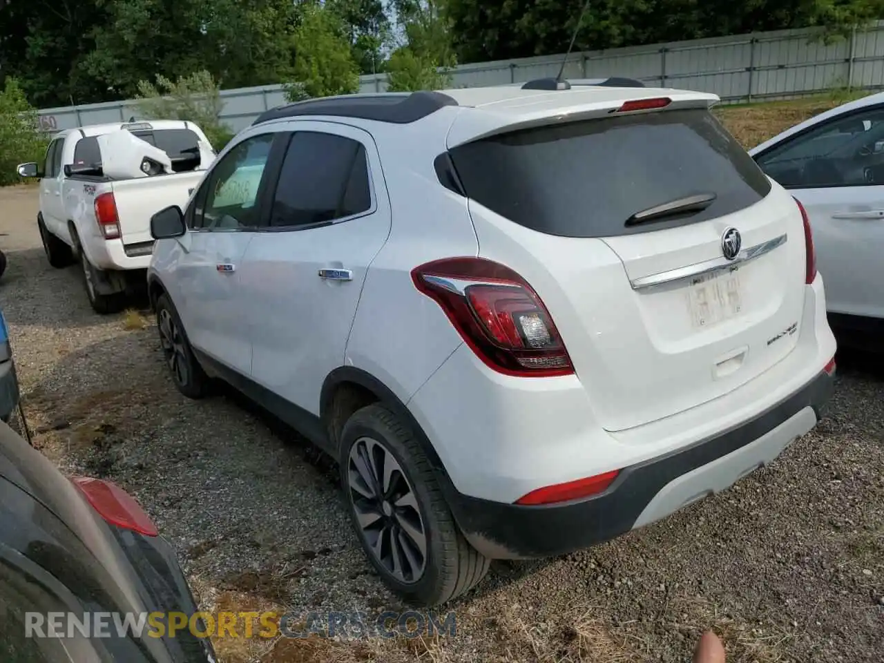 2 Photograph of a damaged car KL4CJESM0MB360672 BUICK ENCORE 2021