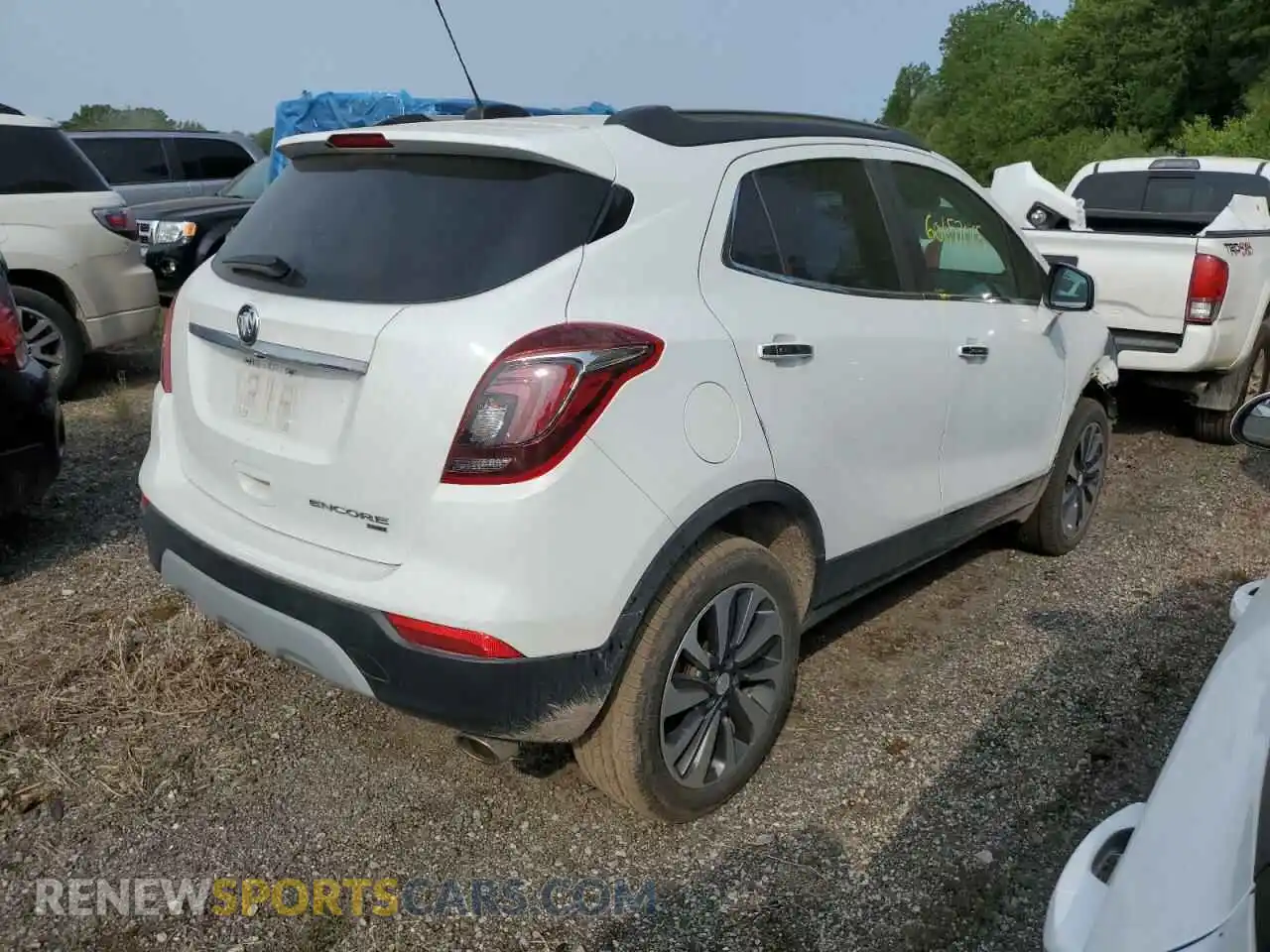3 Photograph of a damaged car KL4CJESM0MB360672 BUICK ENCORE 2021