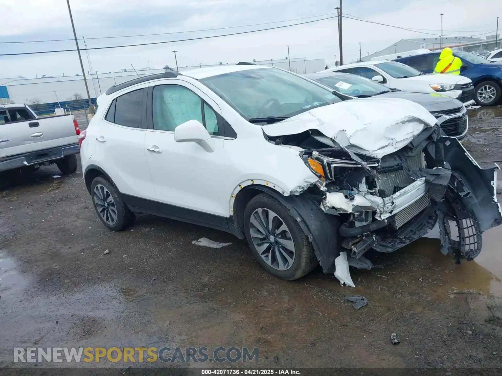 1 Photograph of a damaged car KL4CJESM1MB368148 BUICK ENCORE 2021