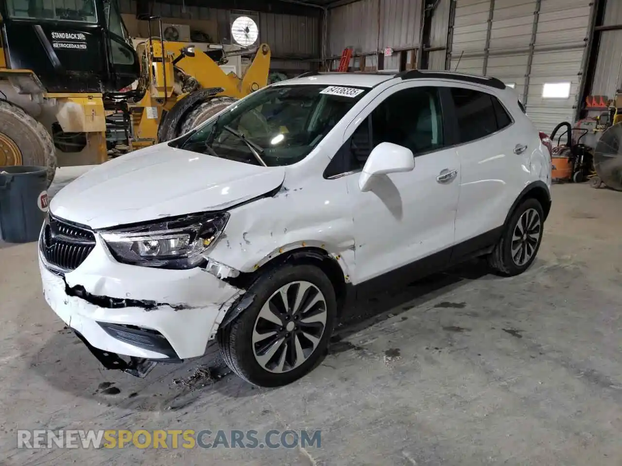 1 Photograph of a damaged car KL4CJESM2MB362374 BUICK ENCORE 2021