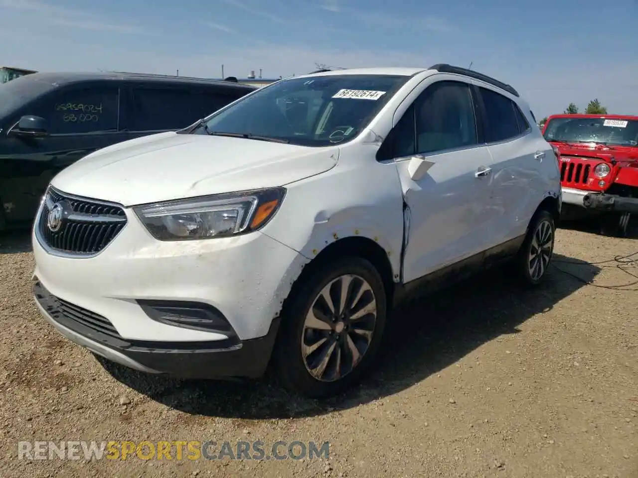1 Photograph of a damaged car KL4CJESM2MB371320 BUICK ENCORE 2021