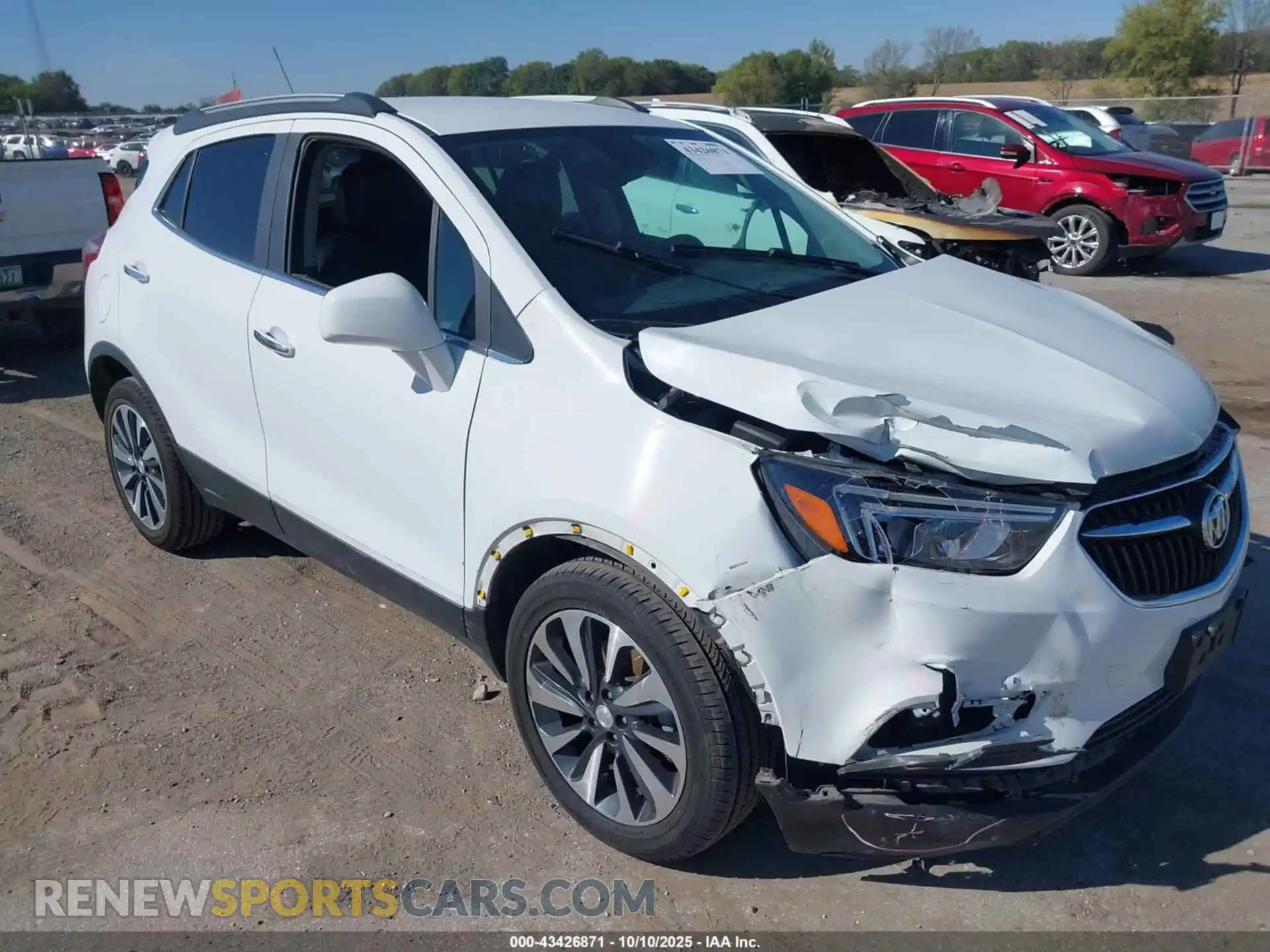 1 Photograph of a damaged car KL4CJESM2MB375593 BUICK ENCORE 2021