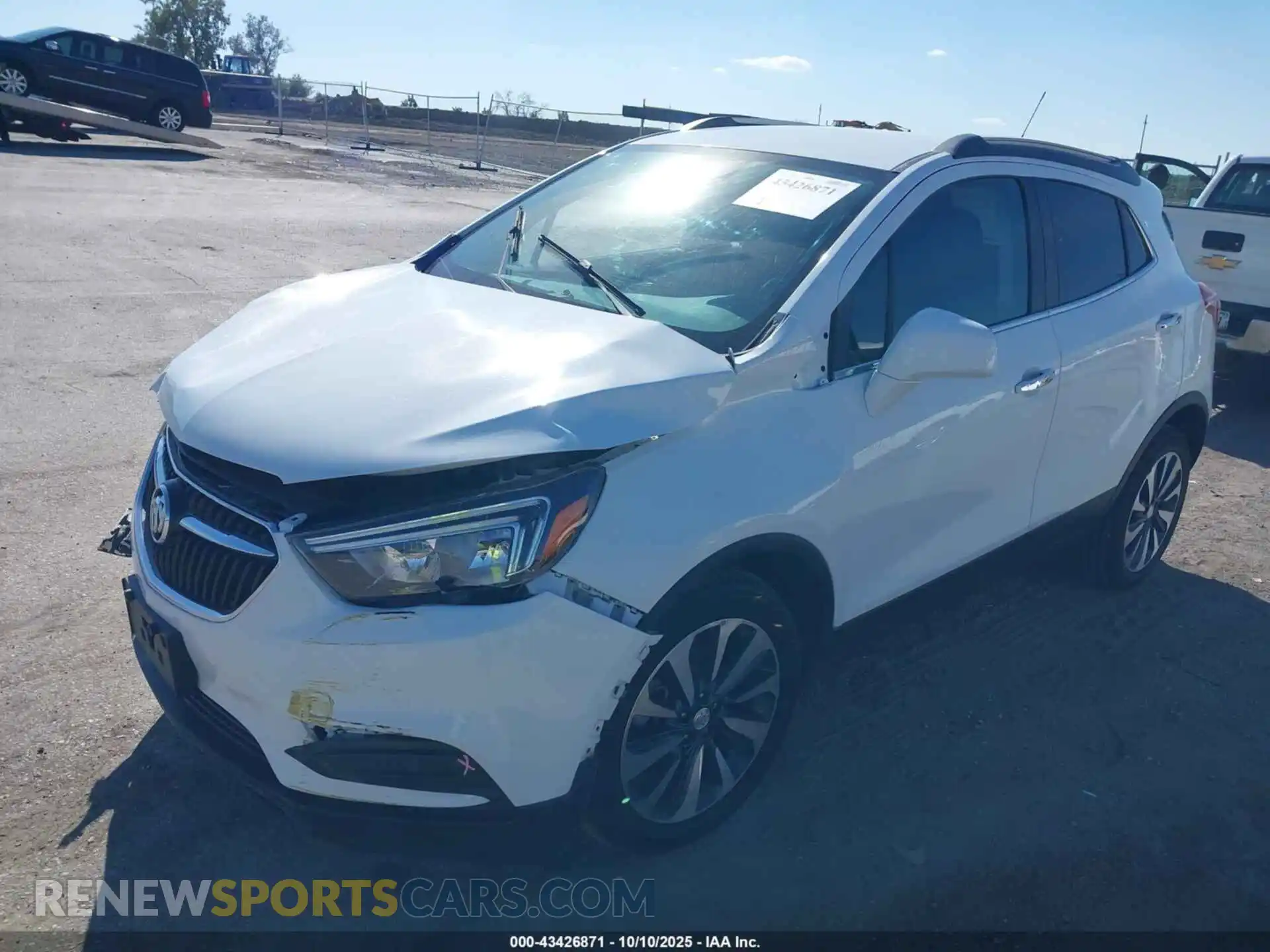 2 Photograph of a damaged car KL4CJESM2MB375593 BUICK ENCORE 2021