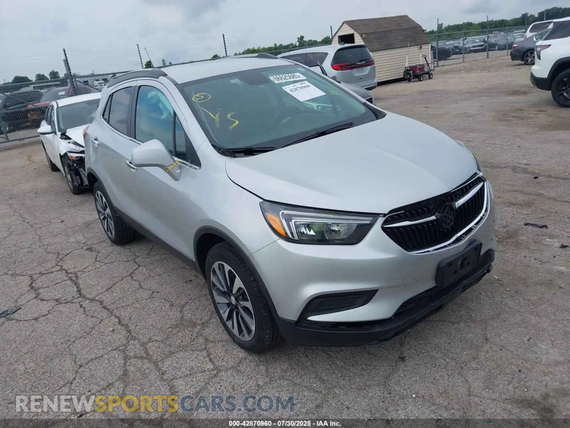 1 Photograph of a damaged car KL4CJESM3MB361945 BUICK ENCORE 2021