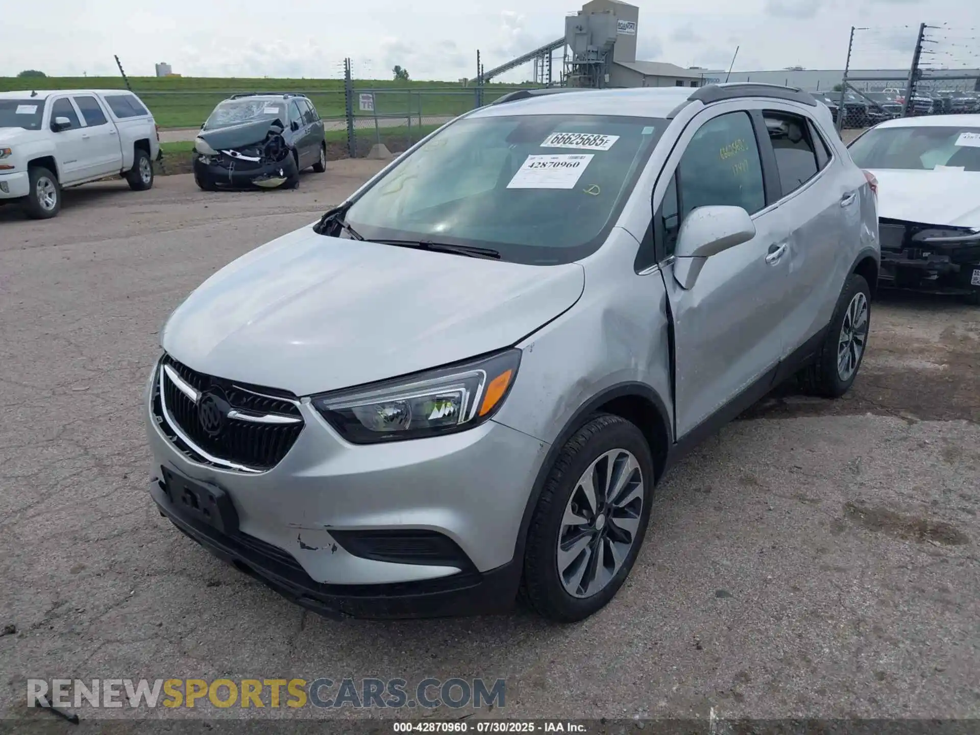 2 Photograph of a damaged car KL4CJESM3MB361945 BUICK ENCORE 2021