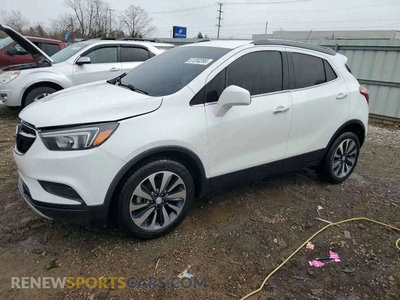1 Photograph of a damaged car KL4CJESM3MB370693 BUICK ENCORE 2021