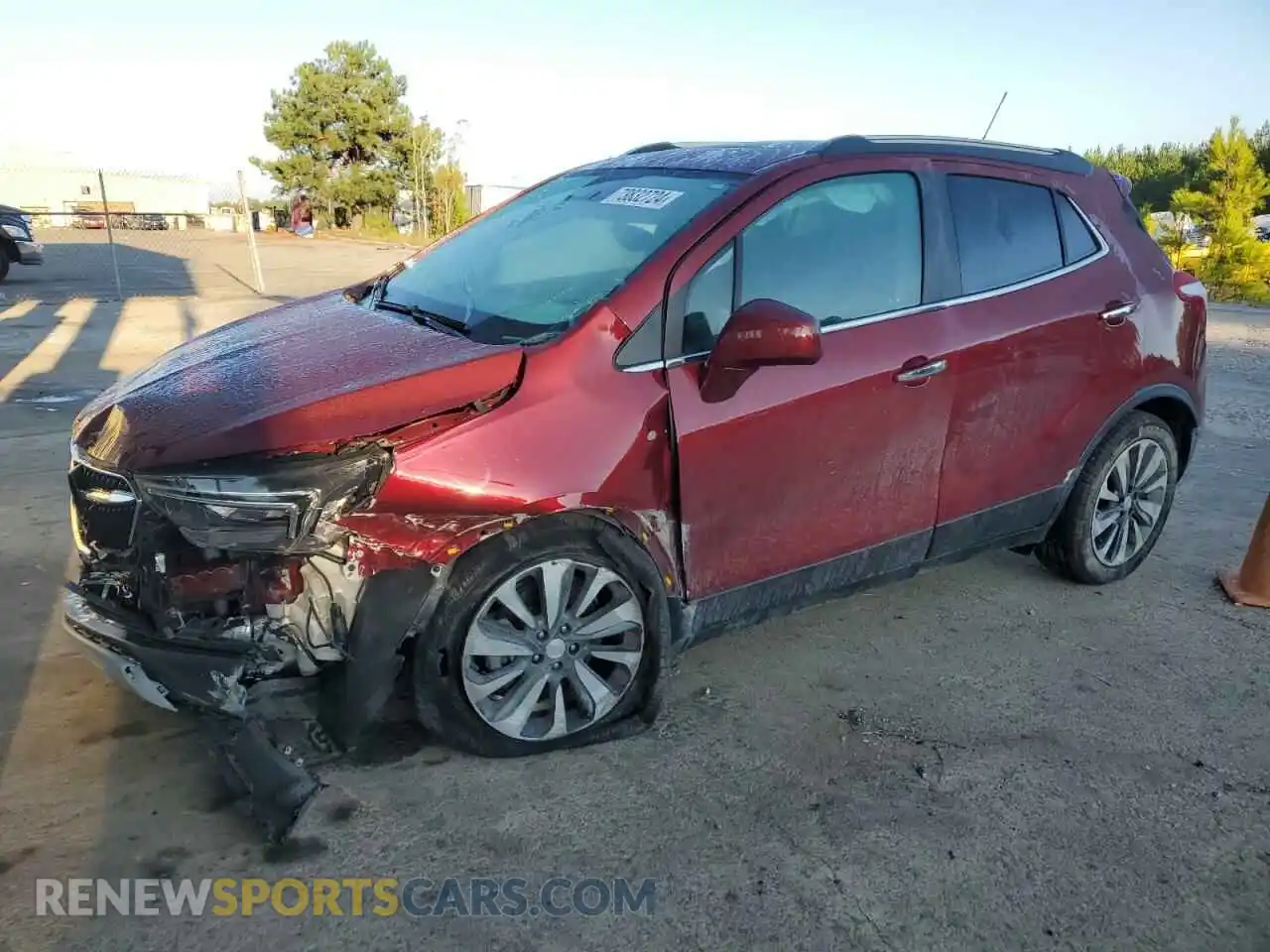 1 Photograph of a damaged car KL4CJESM6MB370381 BUICK ENCORE 2021