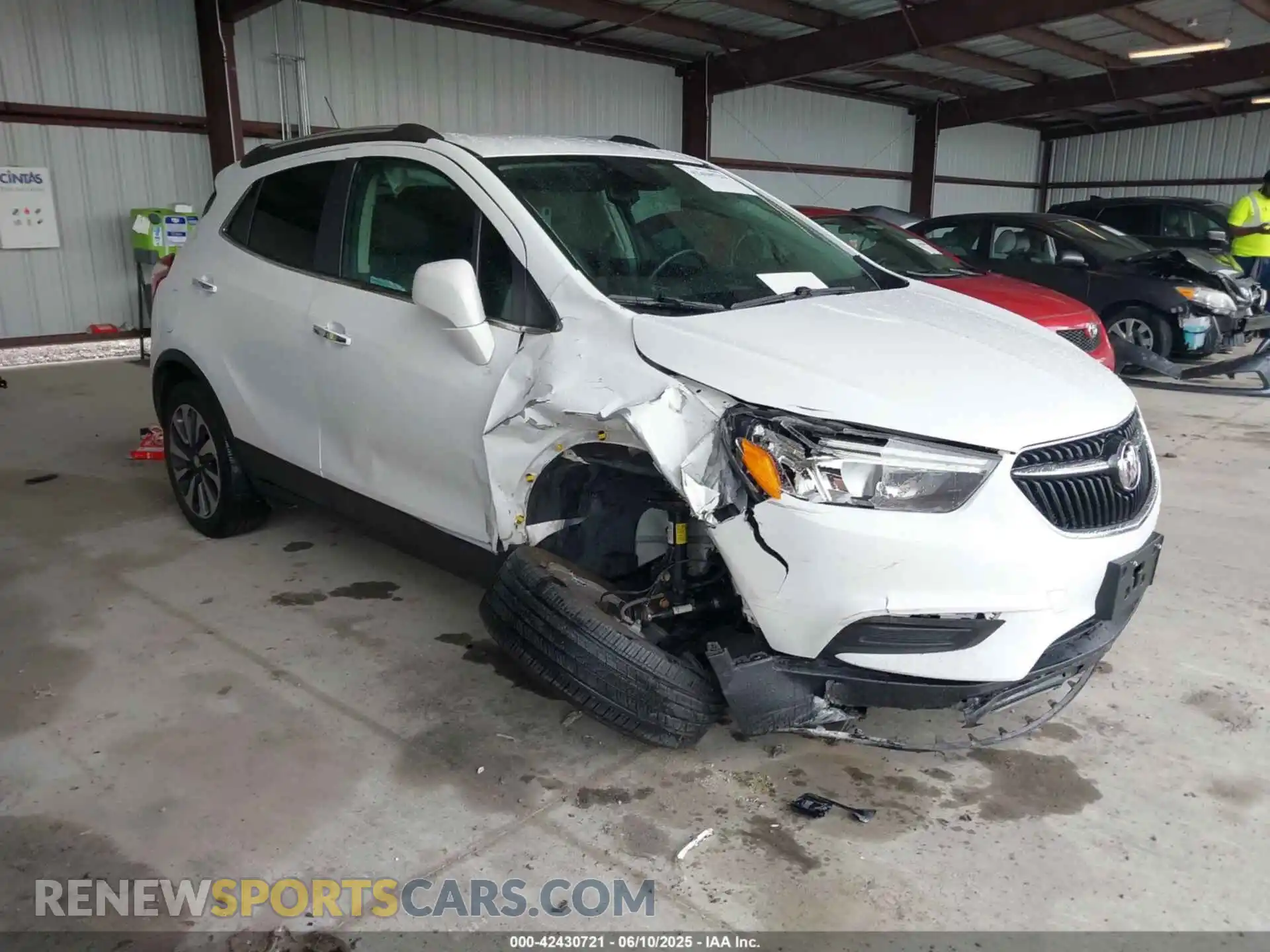 1 Photograph of a damaged car KL4CJESM7MB372933 BUICK ENCORE 2021
