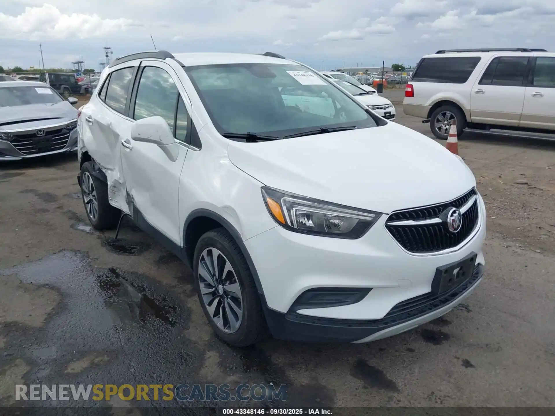 1 Photograph of a damaged car KL4CJESM8MB371869 BUICK ENCORE 2021