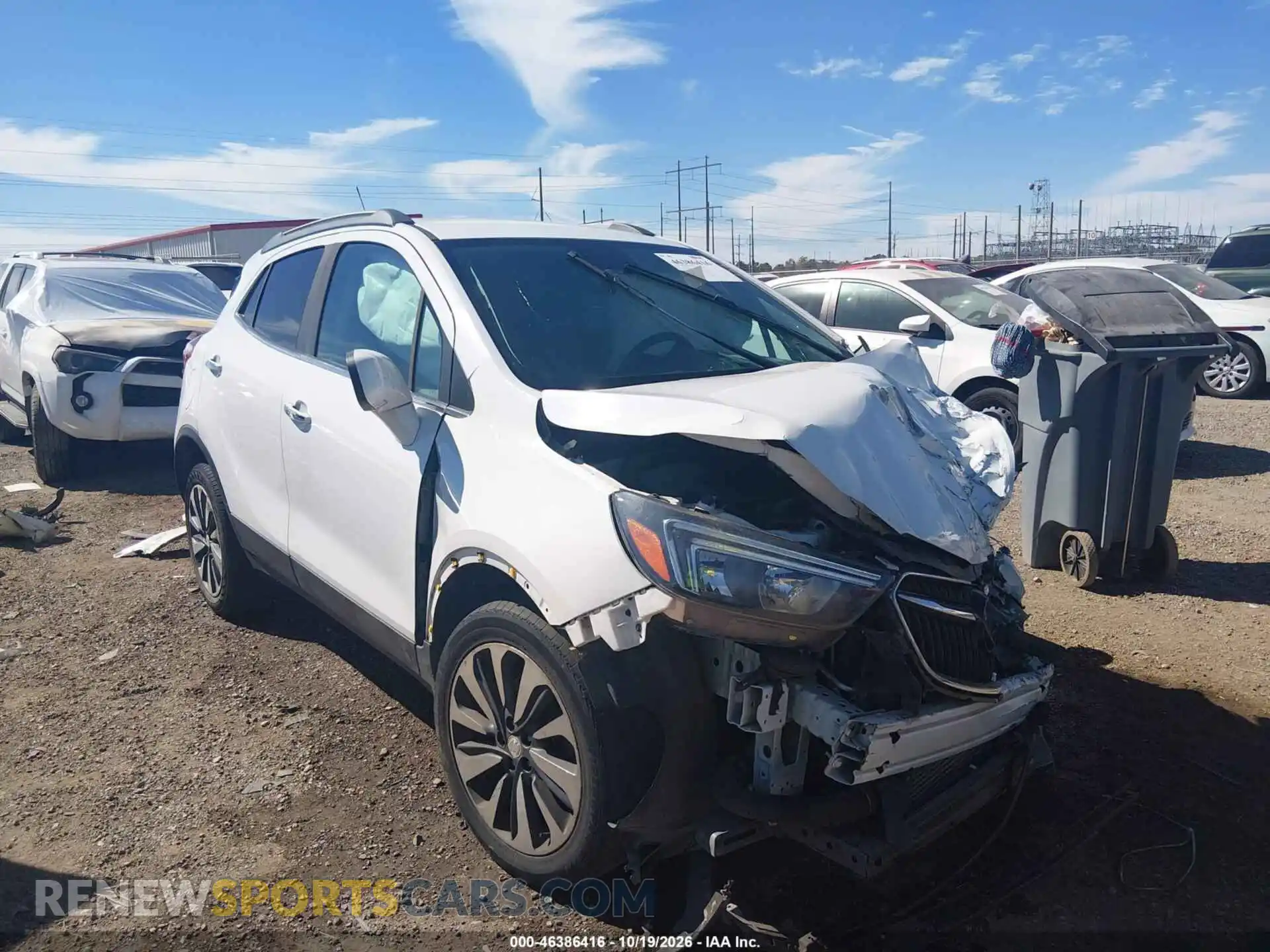 1 fotografías del automóvil dañado KL4CJESM9MB376014 BUICK ENCORE 2021