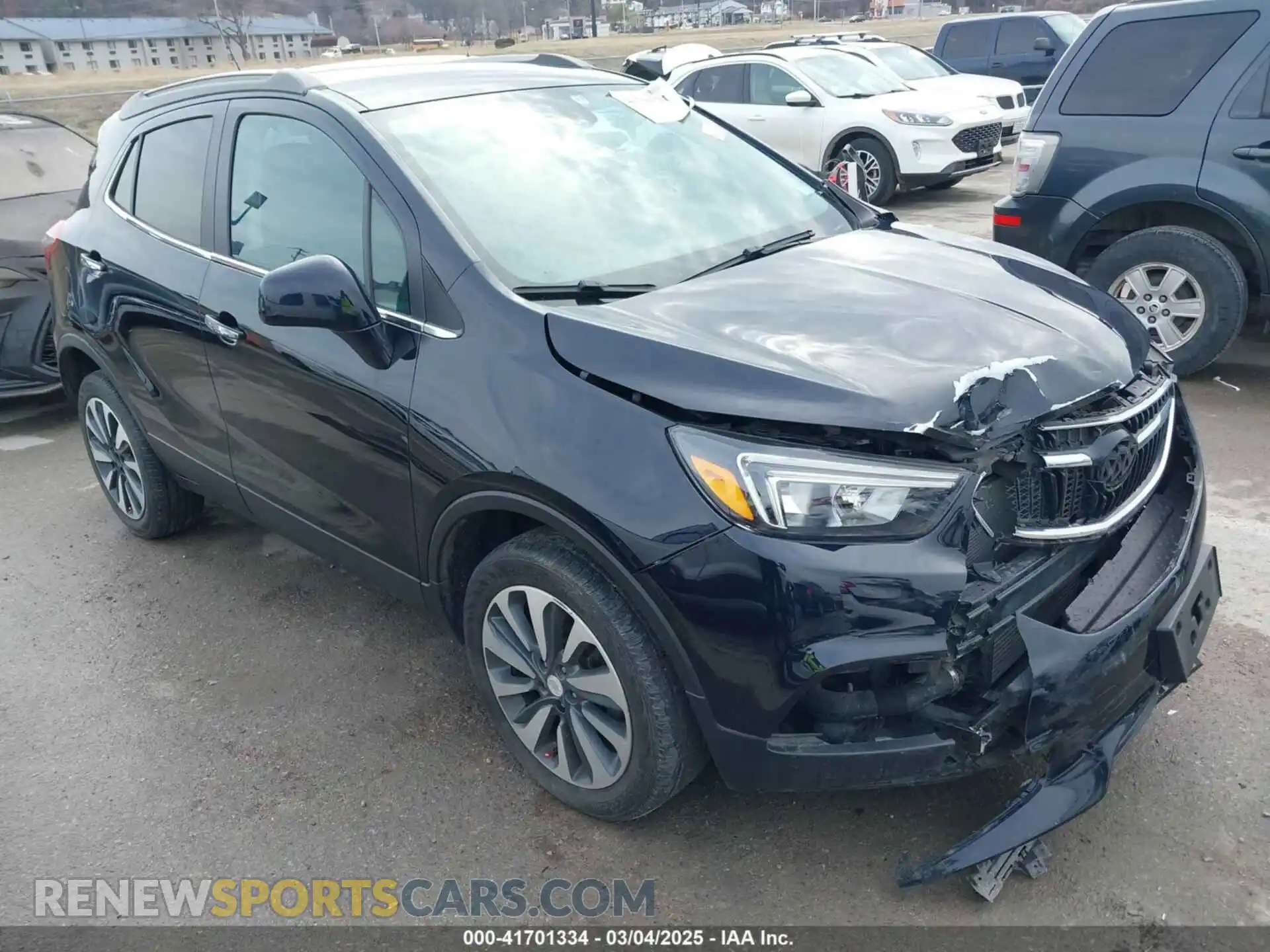 1 Photograph of a damaged car KL4CJESMXMB365071 BUICK ENCORE 2021