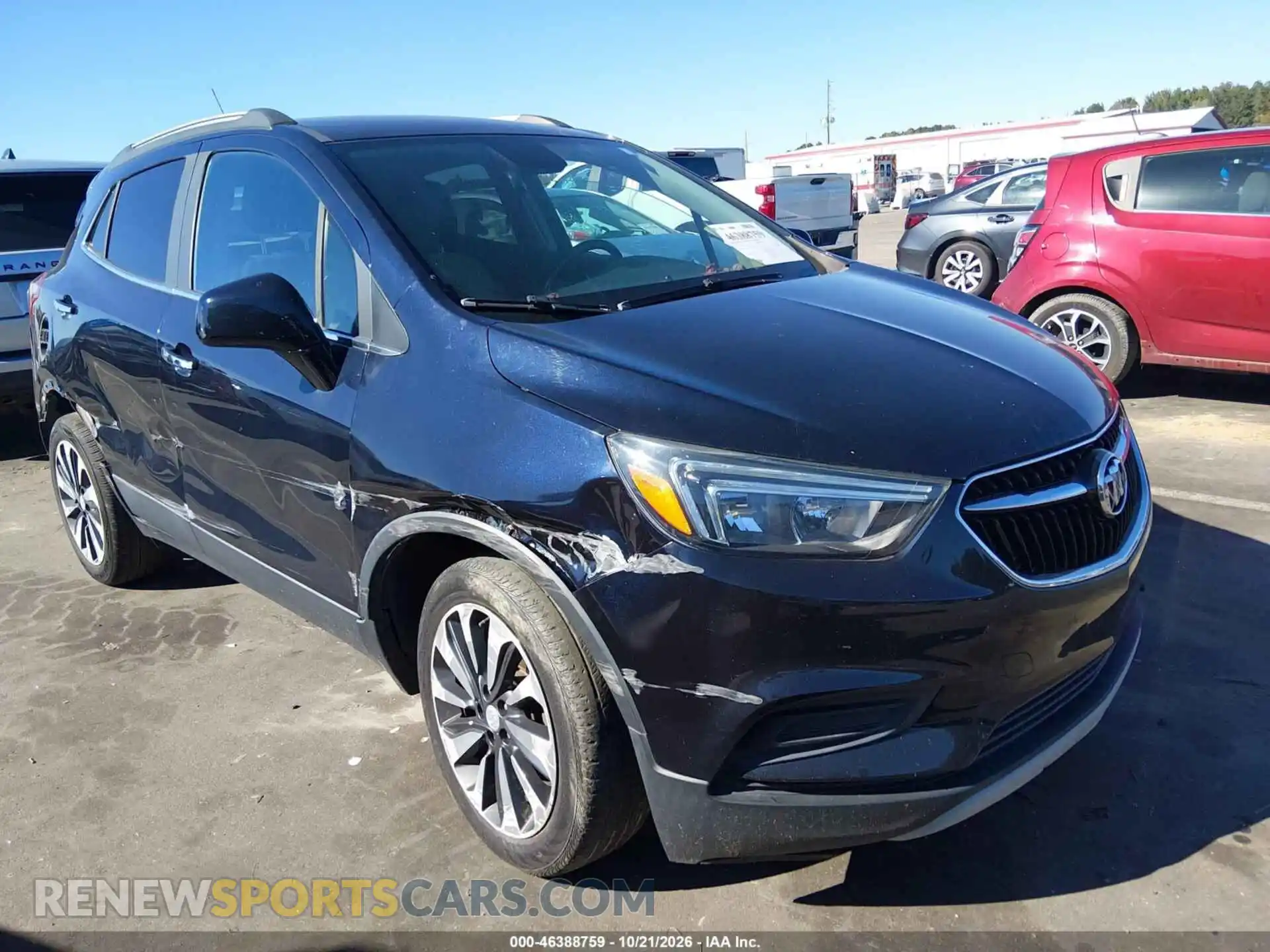 1 Photograph of a damaged car KL4CJESMXMB367371 BUICK ENCORE 2021