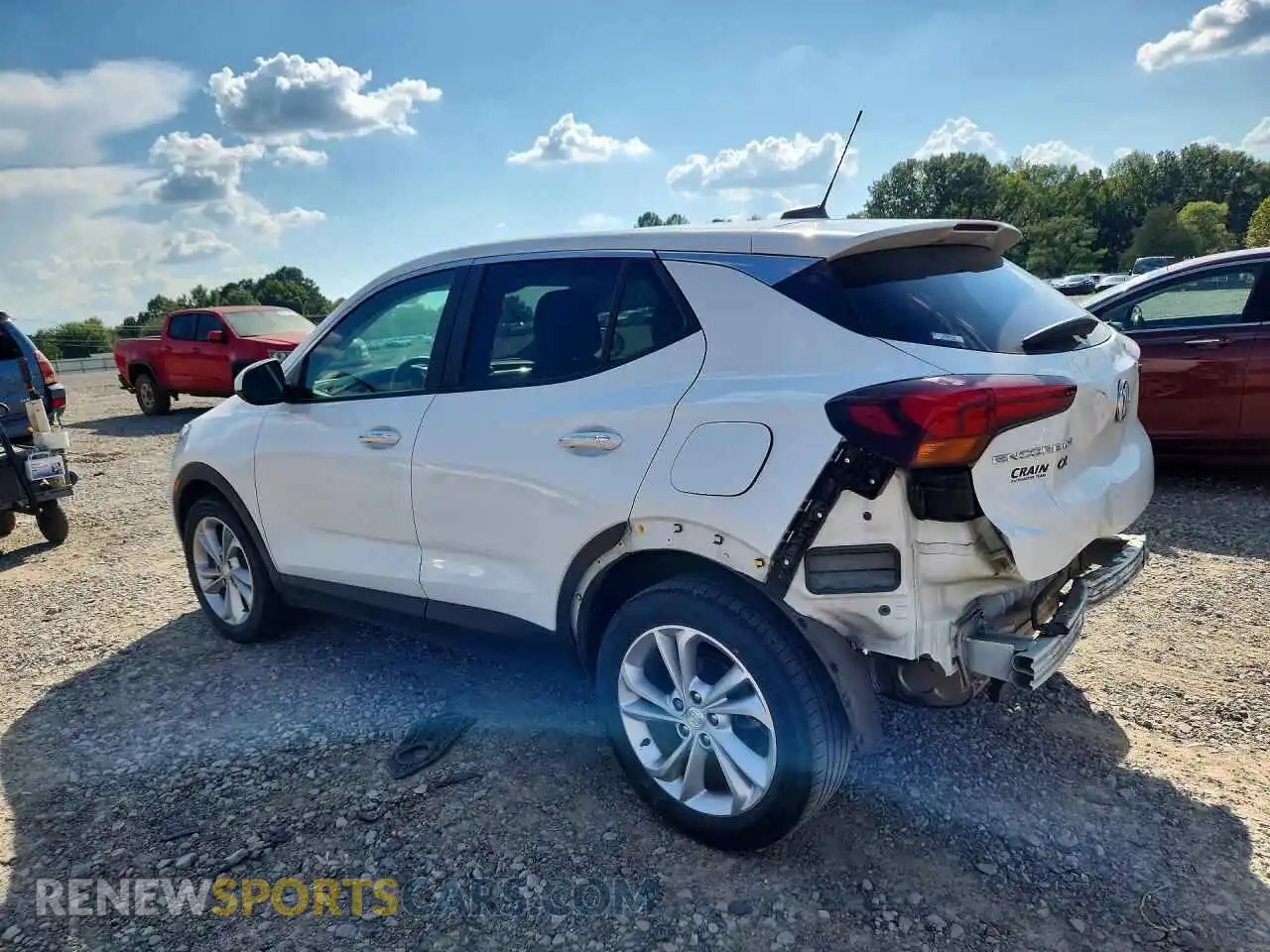 2 Photograph of a damaged car KL4MMBS20MB065564 BUICK ENCORE 2021