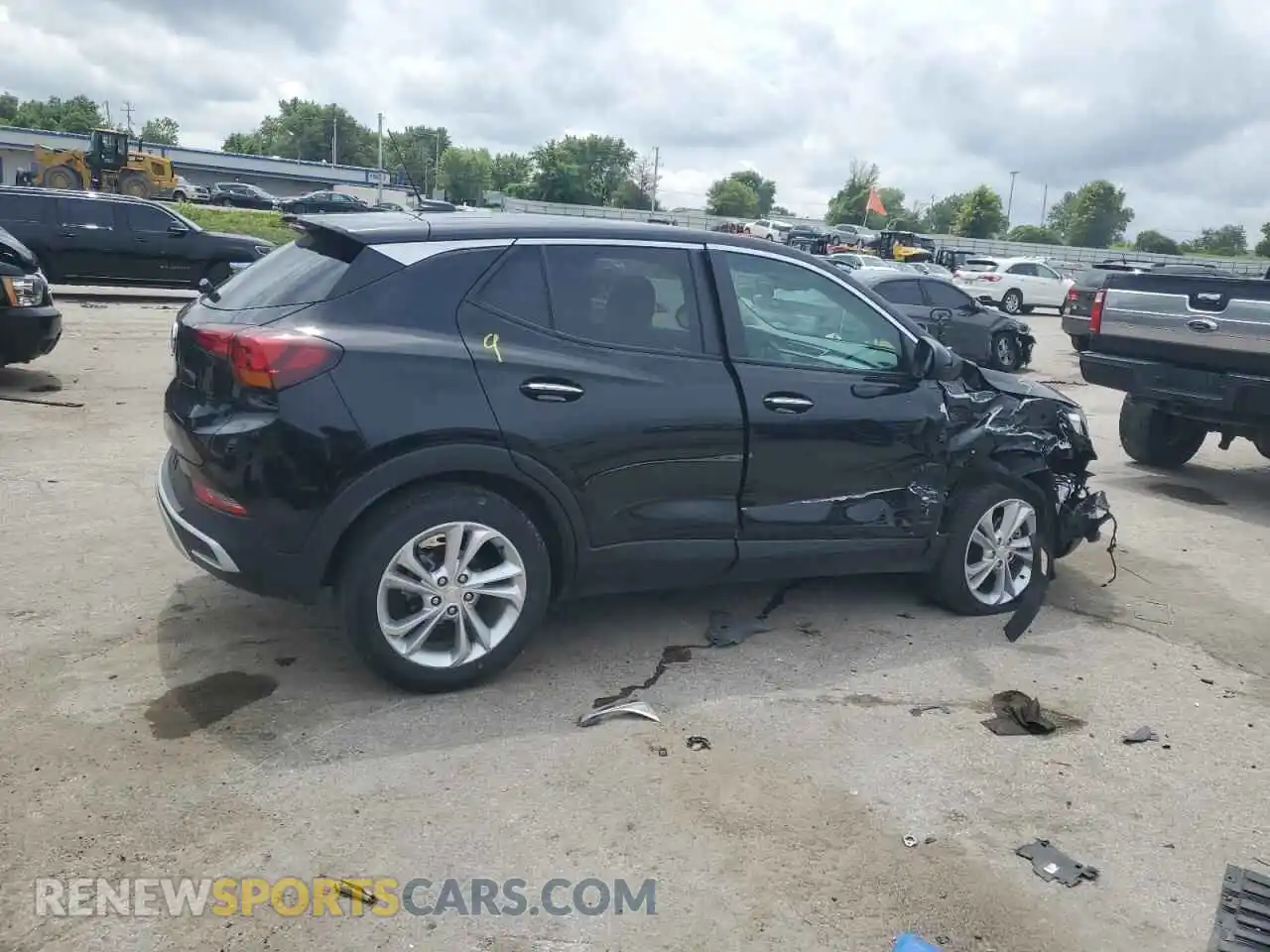 3 Photograph of a damaged car KL4MMBS20MB088973 BUICK ENCORE 2021