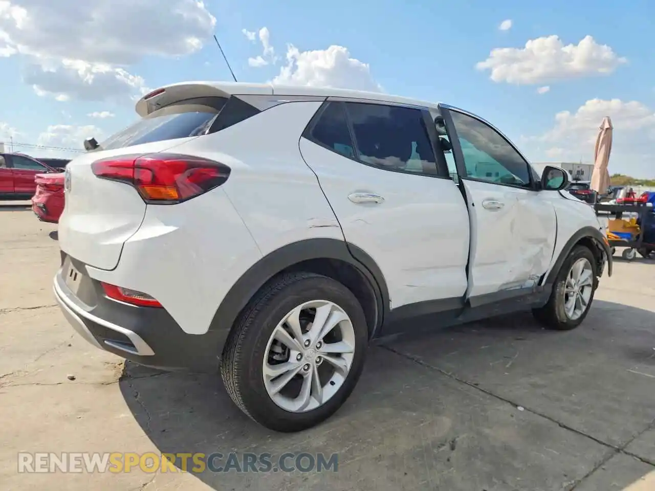 3 Photograph of a damaged car KL4MMBS21MB037658 BUICK ENCORE 2021