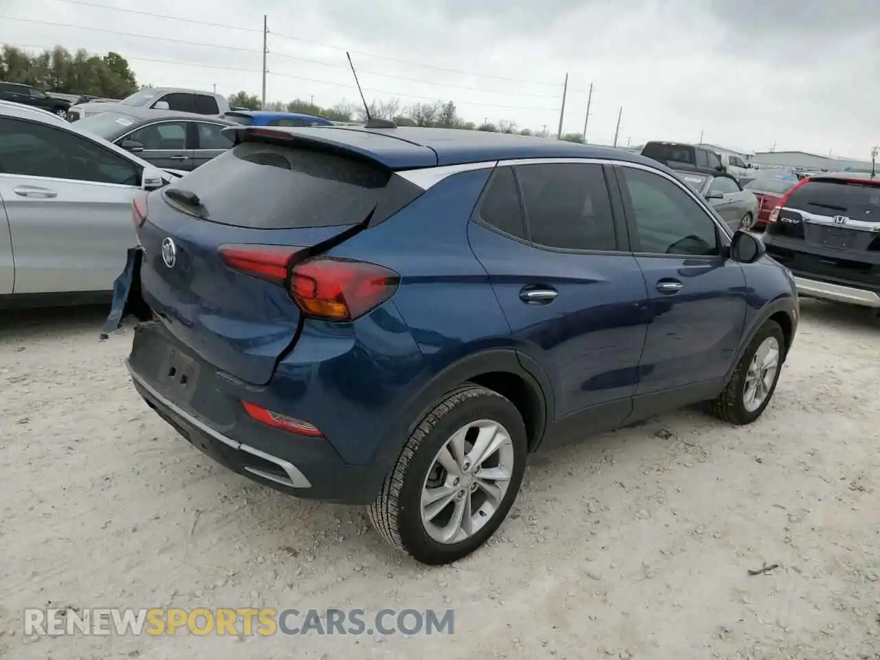 3 Photograph of a damaged car KL4MMBS21MB038308 BUICK ENCORE 2021