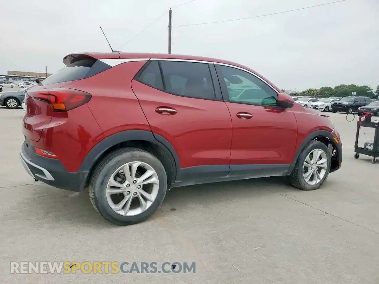 3 Photograph of a damaged car KL4MMBS21MB038423 BUICK ENCORE 2021