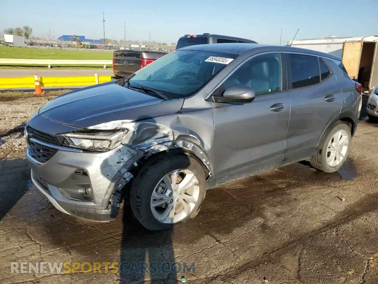 1 Photograph of a damaged car KL4MMBS21MB043315 BUICK ENCORE 2021