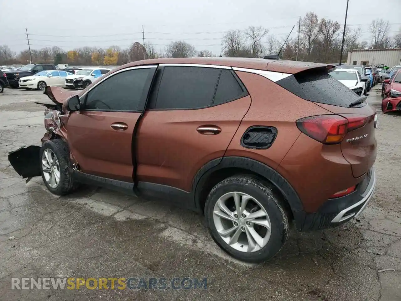 2 Photograph of a damaged car KL4MMBS21MB129076 BUICK ENCORE 2021