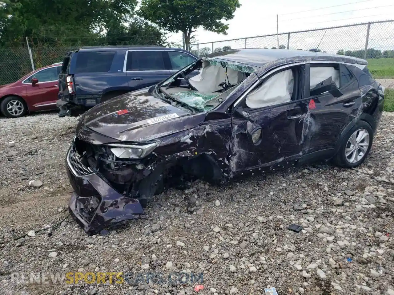 1 Photograph of a damaged car KL4MMBS24MB120310 BUICK ENCORE 2021