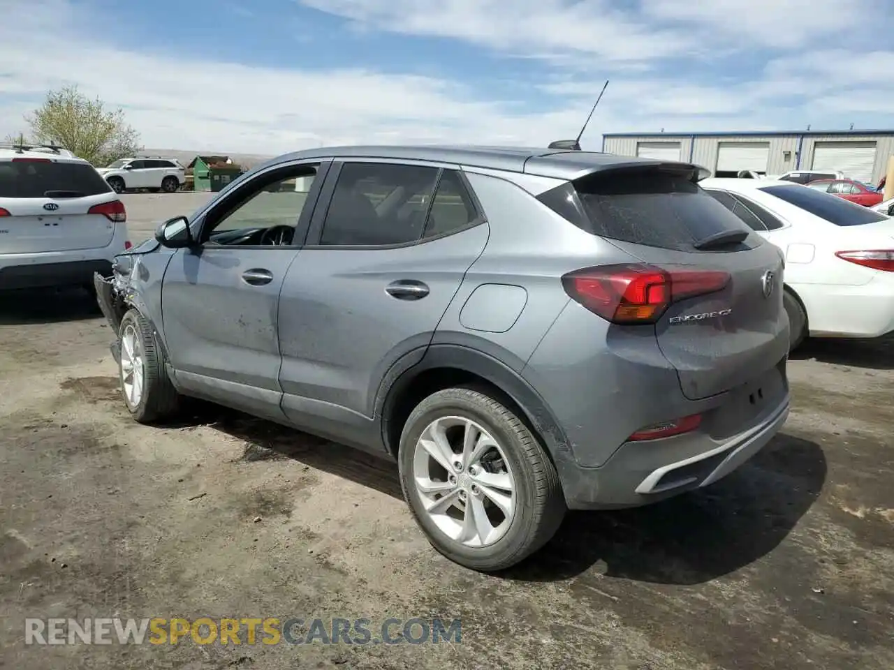 2 fotografías del automóvil dañado KL4MMBS24MB137219 BUICK ENCORE 2021