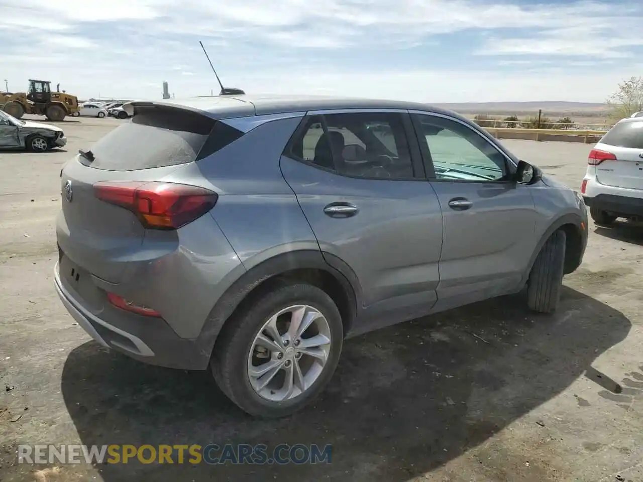 3 fotografías del automóvil dañado KL4MMBS24MB137219 BUICK ENCORE 2021