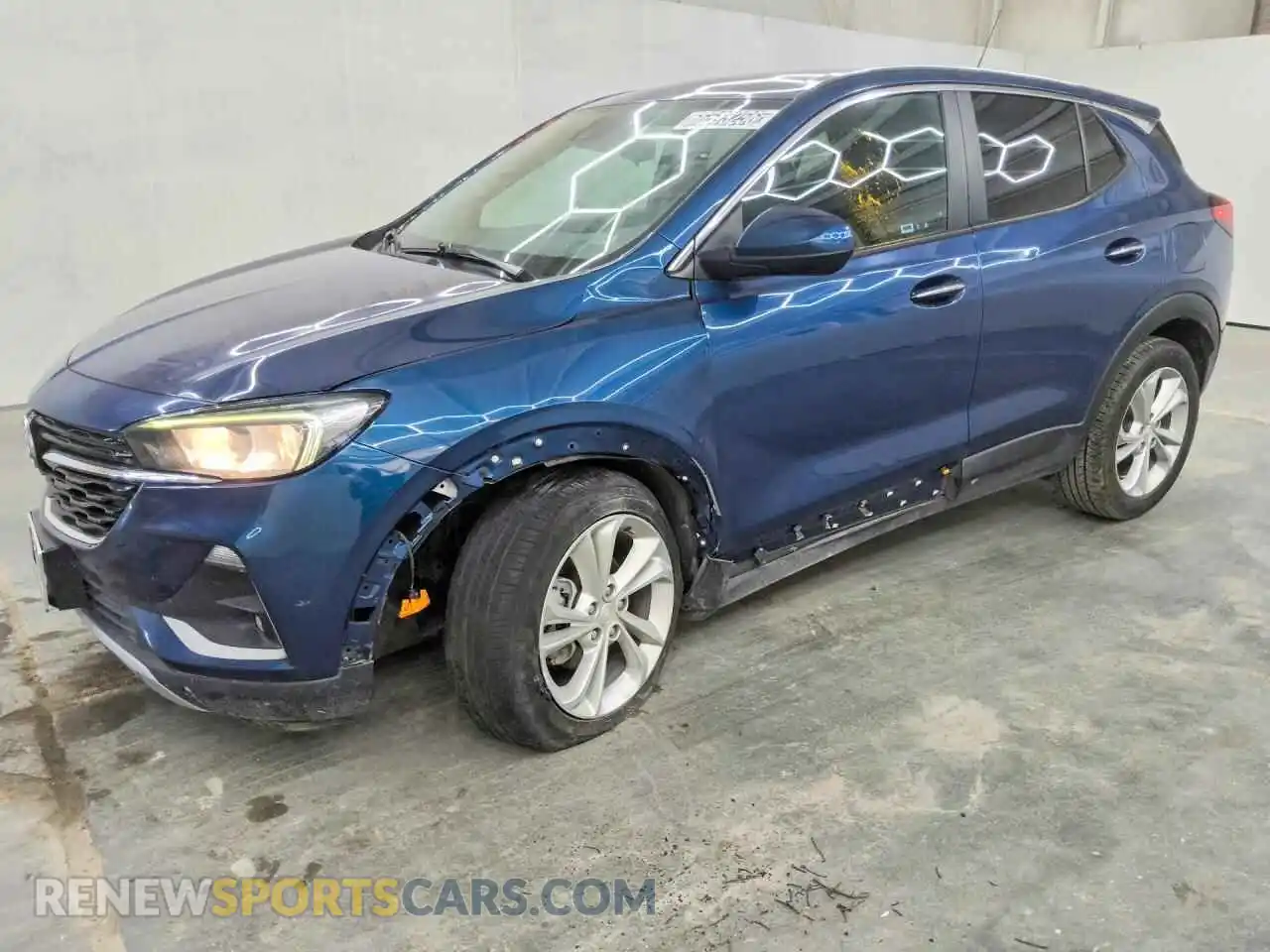 1 fotografías del automóvil dañado KL4MMBS24MB137978 BUICK ENCORE 2021
