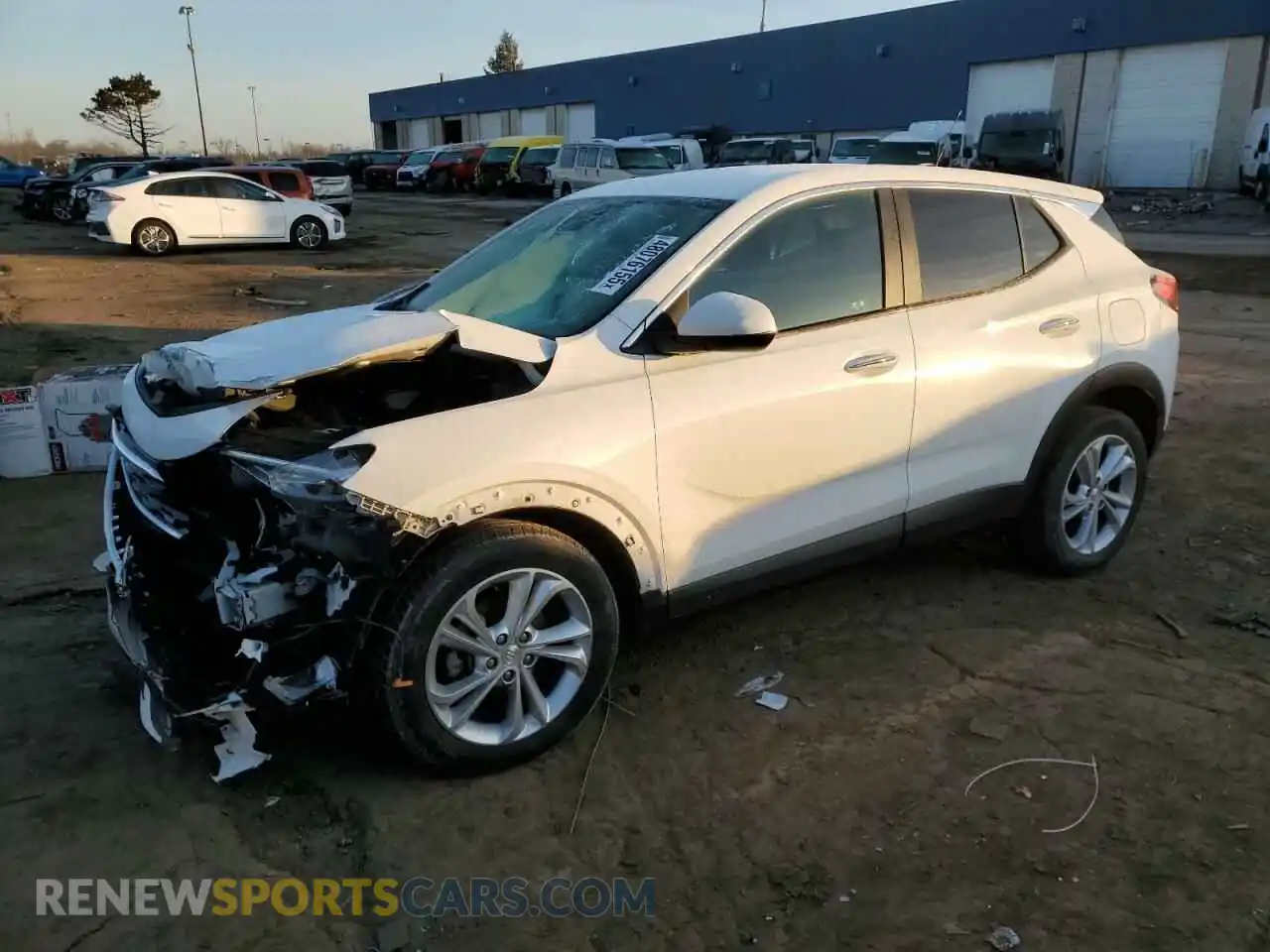 1 fotografías del automóvil dañado KL4MMBS25MB072333 BUICK ENCORE 2021