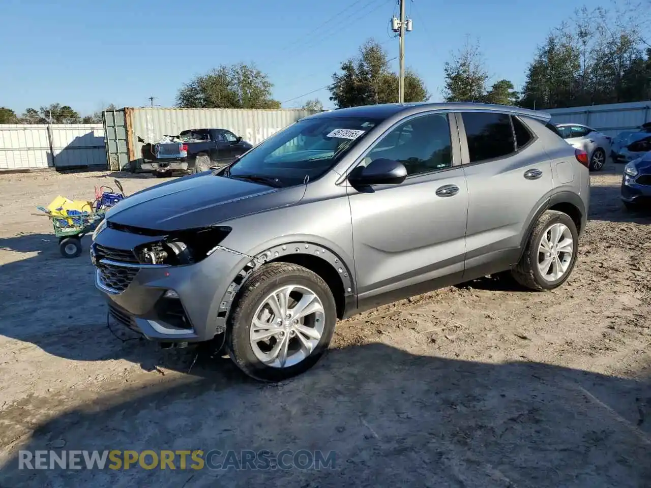1 Photograph of a damaged car KL4MMBS25MB161030 BUICK ENCORE 2021