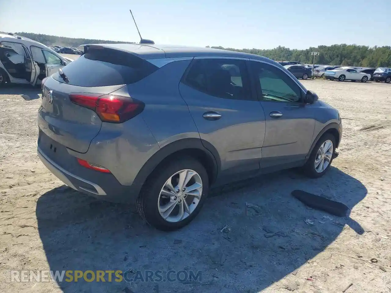 3 fotografías del automóvil dañado KL4MMBS25MB163506 BUICK ENCORE 2021