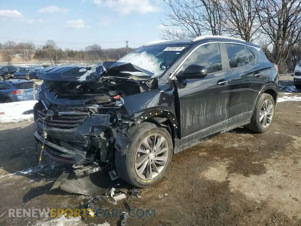 1 Photograph of a damaged car KL4MMBS26MB039292 BUICK ENCORE 2021