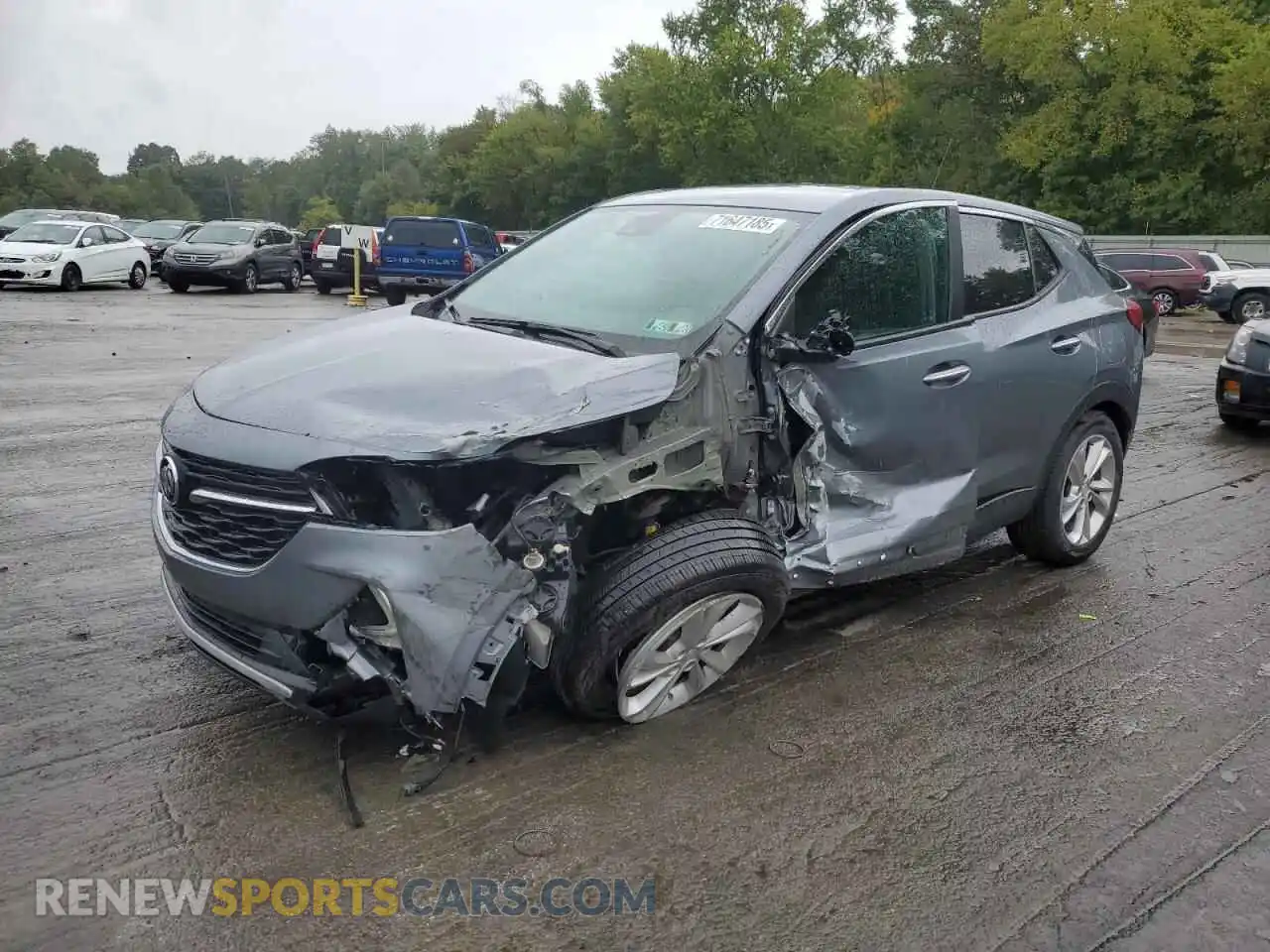 1 Photograph of a damaged car KL4MMBS26MB058215 BUICK ENCORE 2021