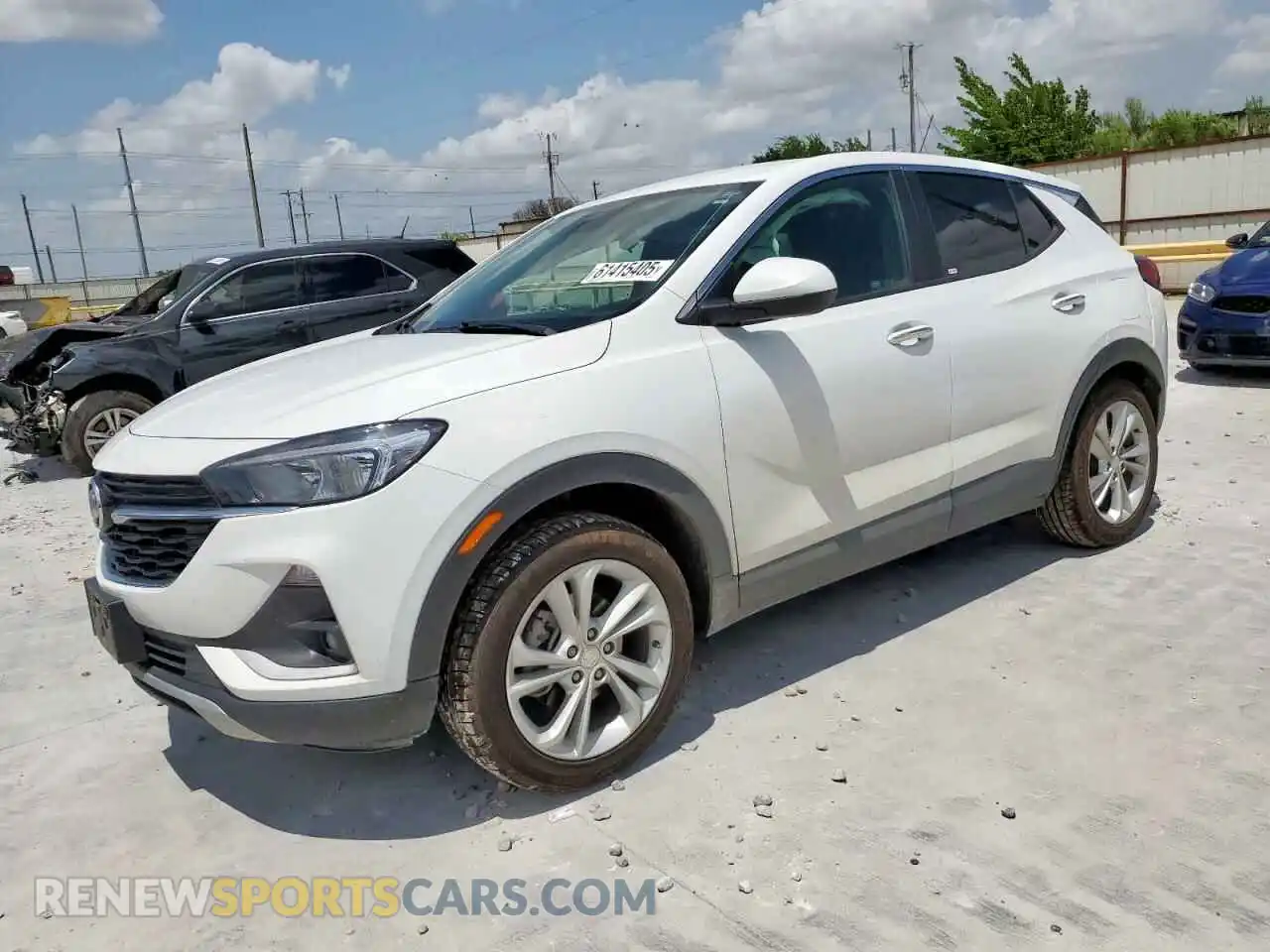 1 Photograph of a damaged car KL4MMBS27MB062922 BUICK ENCORE 2021
