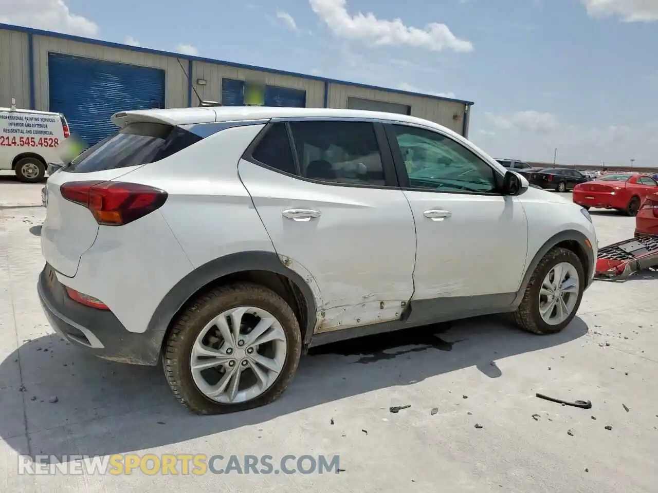 3 Photograph of a damaged car KL4MMBS27MB062922 BUICK ENCORE 2021