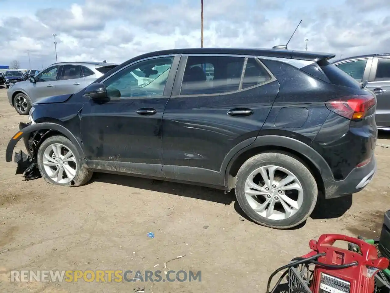 2 Фотография поврежденного автомобиля KL4MMBS27MB113304 BUICK ENCORE 2021