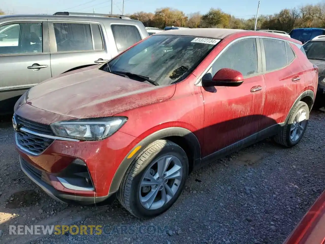 1 Photograph of a damaged car KL4MMBS28MB058300 BUICK ENCORE 2021