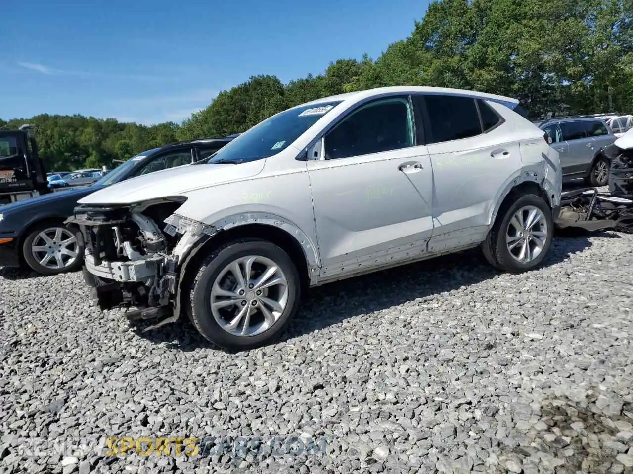 1 Photograph of a damaged car KL4MMBS29MB045460 BUICK ENCORE 2021