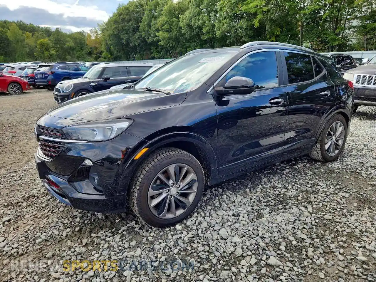 1 Photograph of a damaged car KL4MMCSL0MB058659 BUICK ENCORE 2021